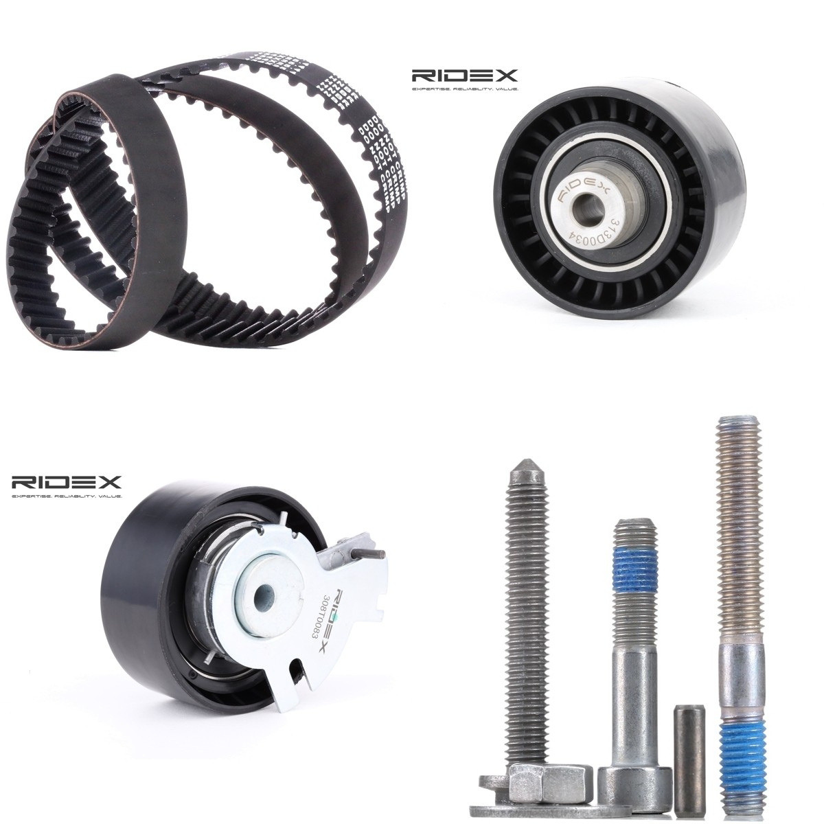 RIDEX Timing belt kit Article number: 307T0083 cheaply