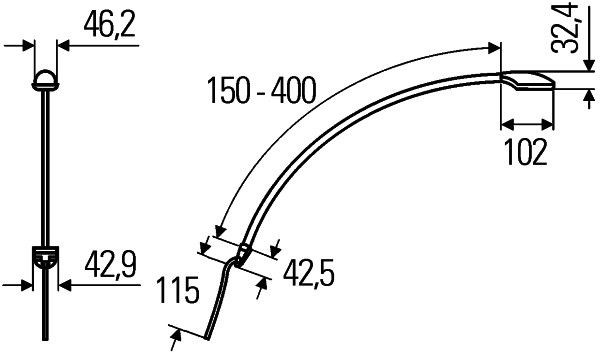 HELLA Reading Light Article number: 2JA 346 720-112 cheaply