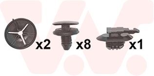 VAN WEZEL Mounting Kit, bumper Article number: 4029793 cheaply