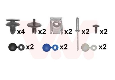 VAN WEZEL Mounting Kit, bumper Article number: 4040793 cheaply