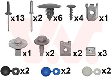 VAN WEZEL Mounting Kit, bumper Article number: 4339794 cheaply