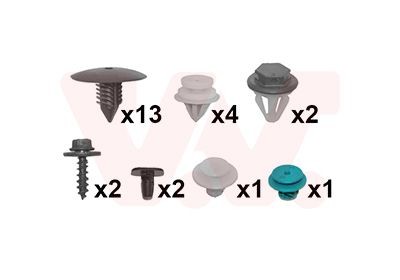 VAN WEZEL Mounting Kit, mud guard Article number: 4380796 cheaply