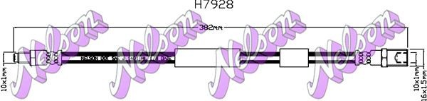 KAWE Brake hose Article number: H7928 cheaply
