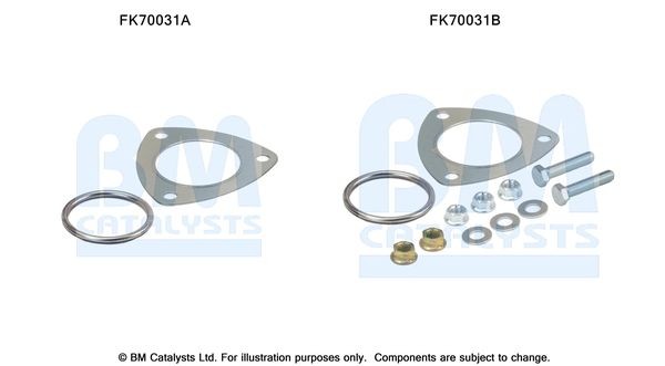 BM CATALYSTS Mounting Kit, exhaust pipe Article number: FK70031 cheaply