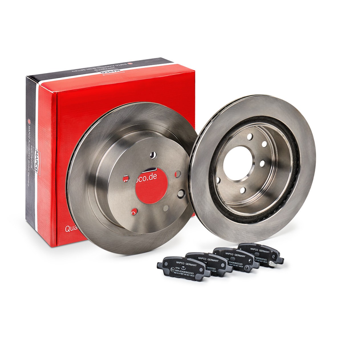 MAPCO Brake discs and pads set Article number: 47287 cheaply