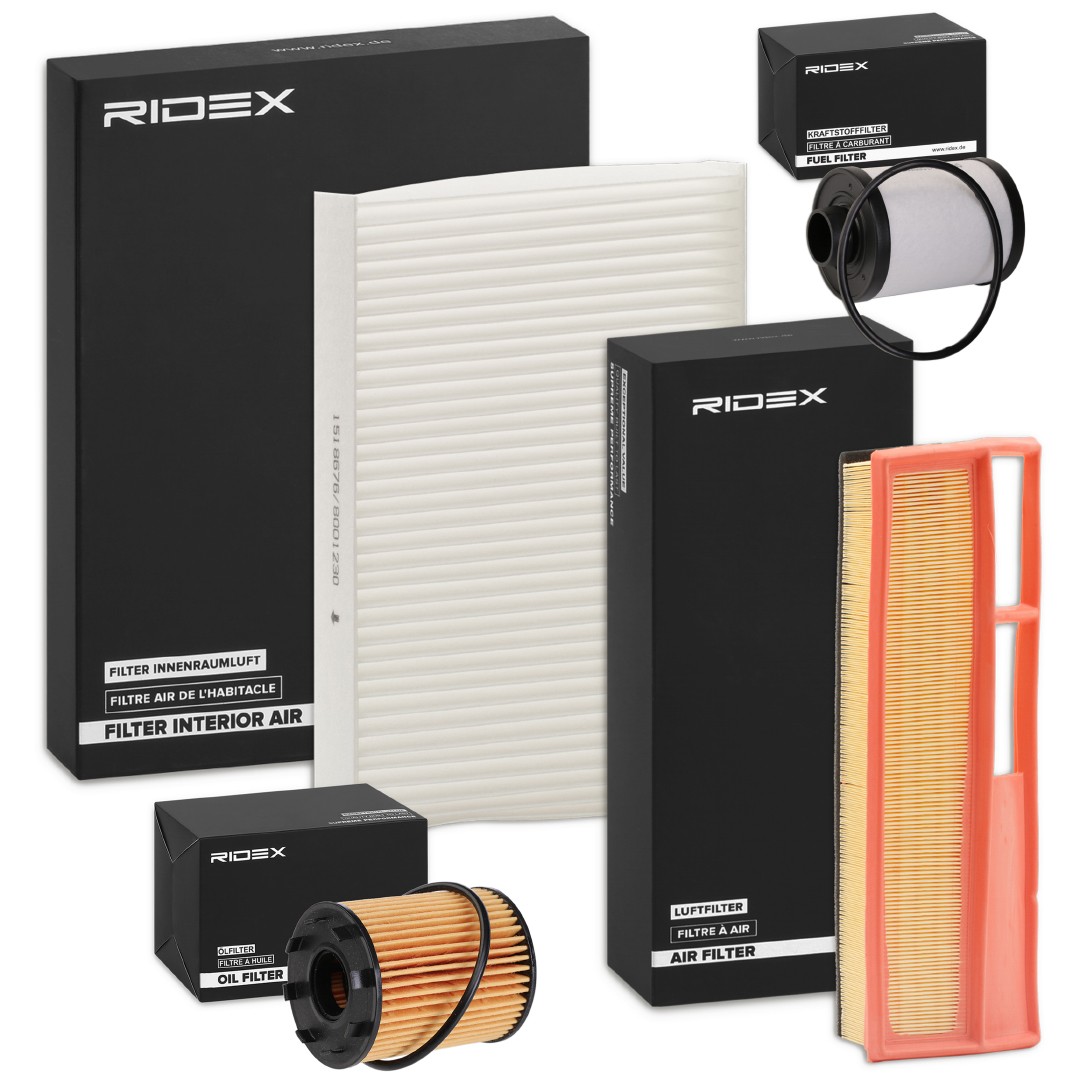 RIDEX Filter kit Article number: 4055F0093 cheaply