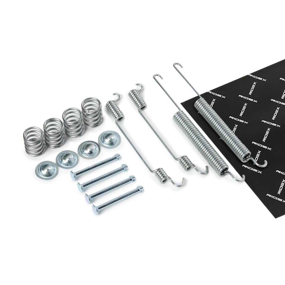RIDEX 1502A0022 Accessory Kit, brake shoes TRANSIT 2.4 DI 90 PS Diesel 2006