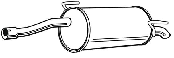 VEGAZ Rear silencer Article number: OS-727 cheaply
