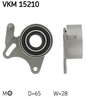 SKF Timing belt tensioner pulley Article number: VKM 15210 cheaply