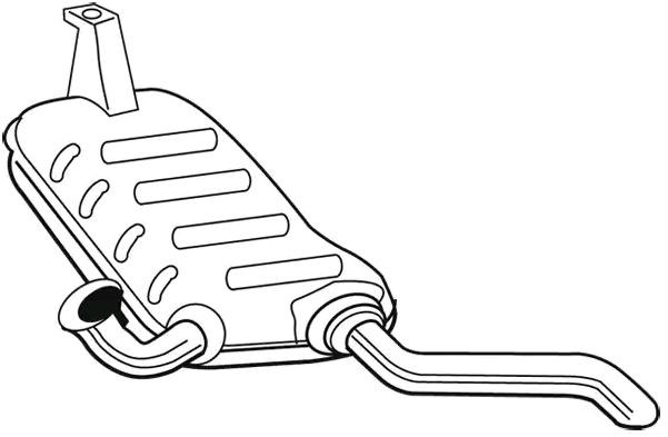 VEGAZ Rear silencer Article number: RS-357ERNS cheaply
