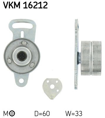 SKF Strammehjul, tandrem Varenummer: VKM 16212 billige