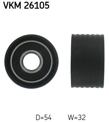 SKF Timing belt deflection pulley Article number: VKM 26105 cheaply