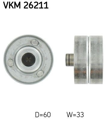 SKF Timing belt deflection pulley Article number: VKM 26211 cheaply
