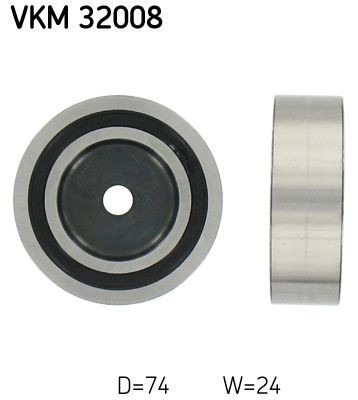 SKF Deflection / Guide Pulley, v-ribbed belt Article number: VKM 32008 cheaply