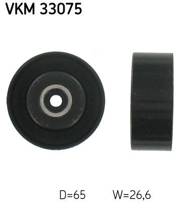 SKF Deflection / Guide Pulley, v-ribbed belt Article number: VKM 33075 cheaply