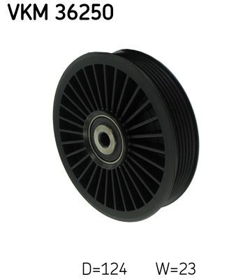 SKF Deflection / Guide Pulley, v-ribbed belt Article number: VKM 36250 cheaply