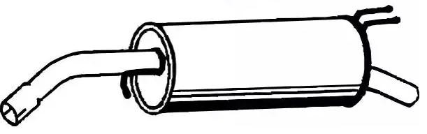 VEGAZ Rear silencer Article number: FTS-427 cheaply