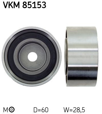 SKF Medløberhjul, tandrem Varenummer: VKM 85153 billige