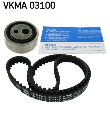 SKF Timing belt kit Article number: VKMA 03100 cheaply