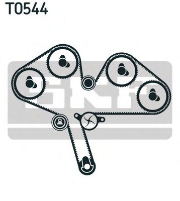 SKF Timing belt kit Article number: VKMA 95617 cheaply