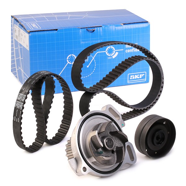SKF Water pump and timing belt kit Article number: VKMC 01040 cheaply