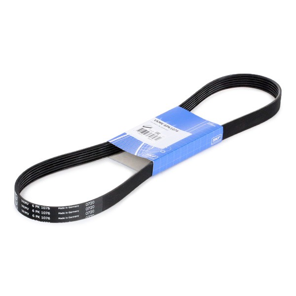 SKF Serpentine belt Article number: VKMV 6PK1076 cheaply