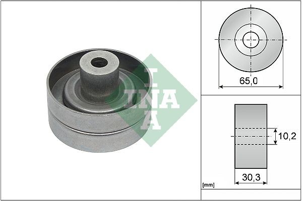 INA Deflection / Guide Pulley, v-ribbed belt Article number: 532 0910 10 cheaply