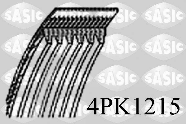 SASIC Serpentine belt Article number: 4PK1215 cheaply