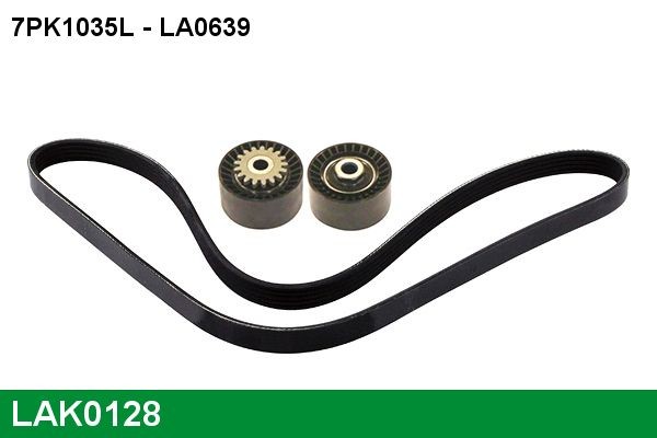 LUCAS V-Ribbed Belt Set Article number: LAK0128 cheaply