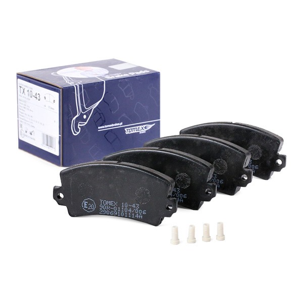 TOMEX brakes Brake pad set Article number: TX 10-43 cheaply