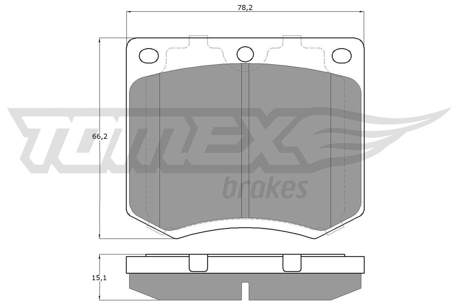 TOMEX brakes Brake pad set Article number: TX 11-99 cheaply