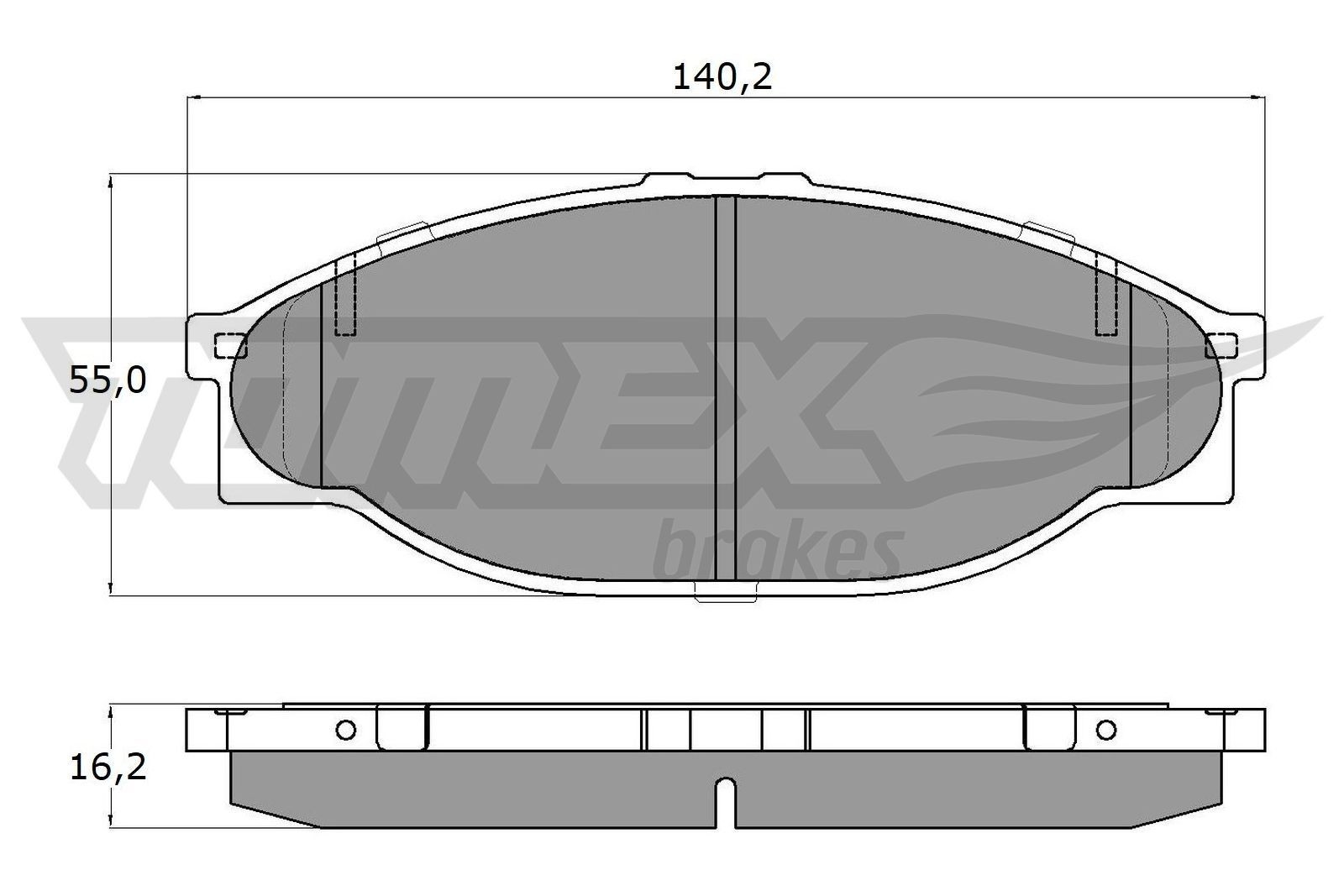 TOMEX brakes Brake pad set Article number: TX 13-80 cheaply