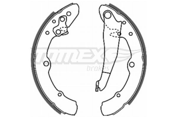 TOMEX brakes Bremsebakkesæt Varenummer: TX 20-25 billige