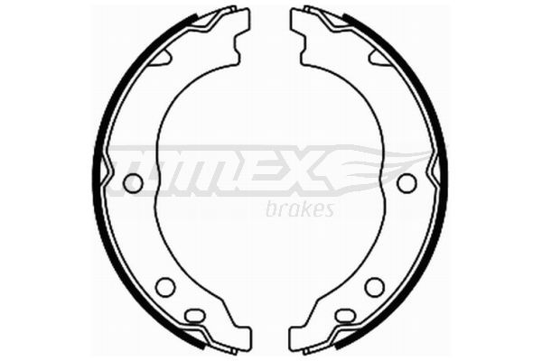 TOMEX brakes Brake Shoe Set Article number: TX 21-68 cheaply
