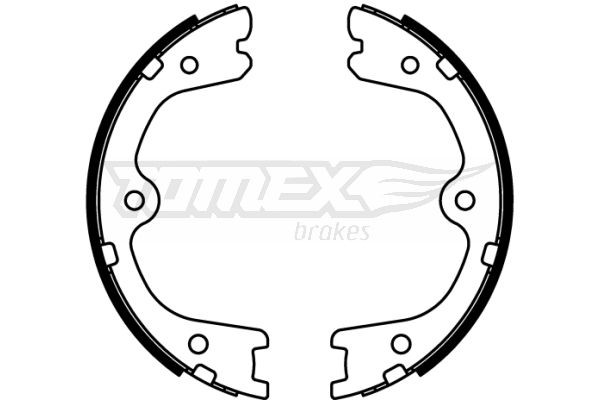 TOMEX brakes Brake Shoe Set Article number: TX 22-23 cheaply