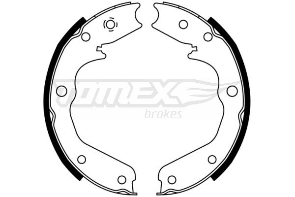 TOMEX brakes Brake Shoe Set Article number: TX 22-43 cheaply