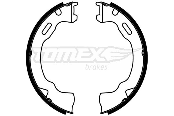 TOMEX brakes Brake Shoe Set Article number: TX 22-82 cheaply