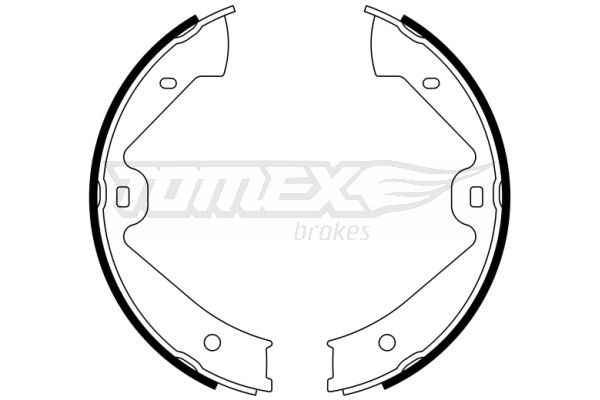 TOMEX brakes Brake Shoe Set Article number: TX 23-11 cheaply