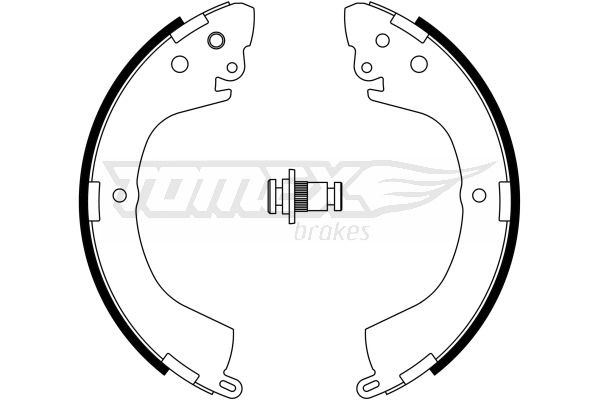 TOMEX brakes Brake Shoe Set Article number: TX 23-29 cheaply