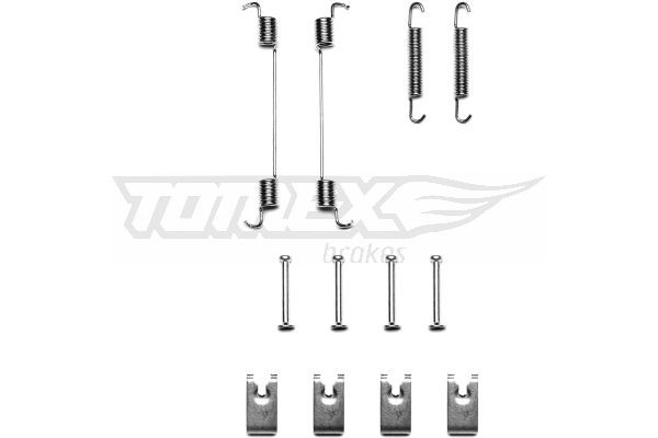 TOMEX brakes TX 41-70 Accessory Kit, brake shoes MODUS 1.2 75 PS Petrol