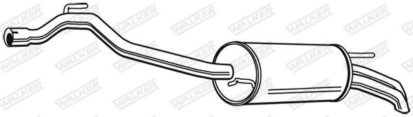 WALKER Diesel particulate filter Article number: 73235 cheaply