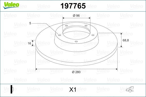 VALEO Piduriketas Artikli number: 197765 soodsalt
