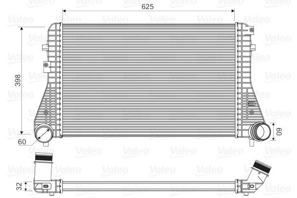 VALEO Intercooler Article number: 818339 cheaply