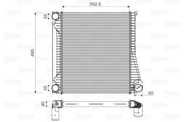 VALEO Intercooler Article number: 818346 cheaply