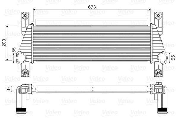 VALEO Intercooler Article number: 818352 cheaply