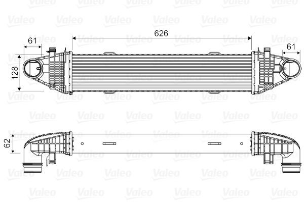 VALEO Intercooler Article number: 818616 cheaply
