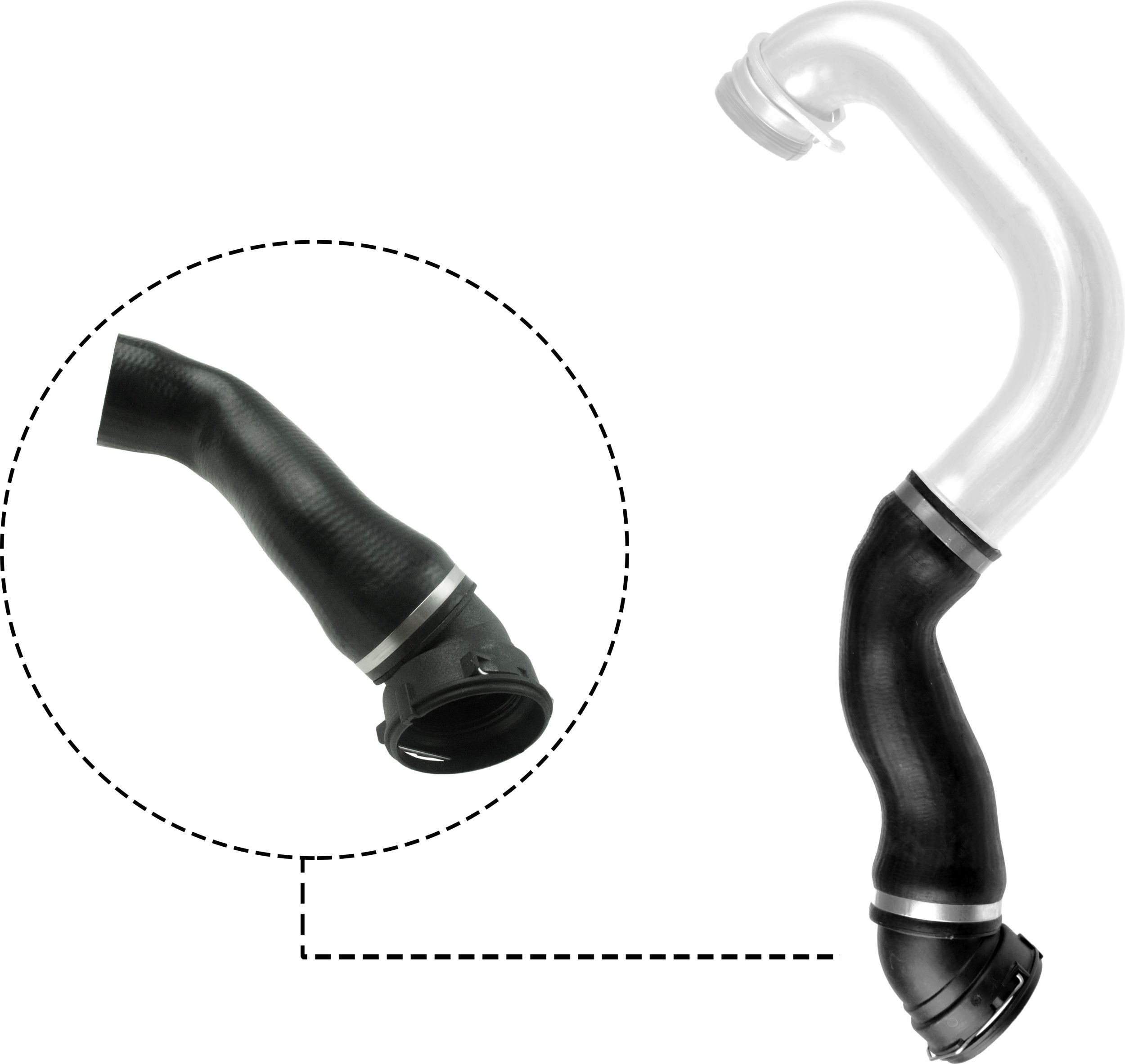 GATES Charger intake hose Article number: 09-0185 cheaply