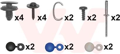 VAN WEZEL Mounting Kit, bumper Article number: 0929794 cheaply