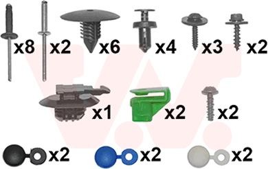 VAN WEZEL Mounting Kit, bumper Article number: 4328794 cheaply