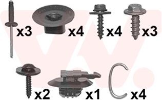 VAN WEZEL Mounting Kit, bumper Article number: 4381793 cheaply